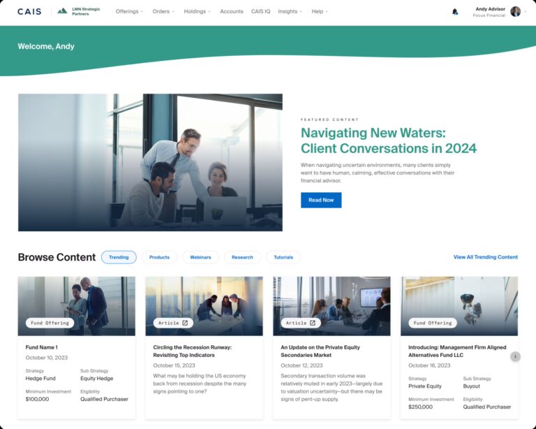 CAIS Alternative Investments: The Complete 2025 Guide for Financial Advisors and Investors